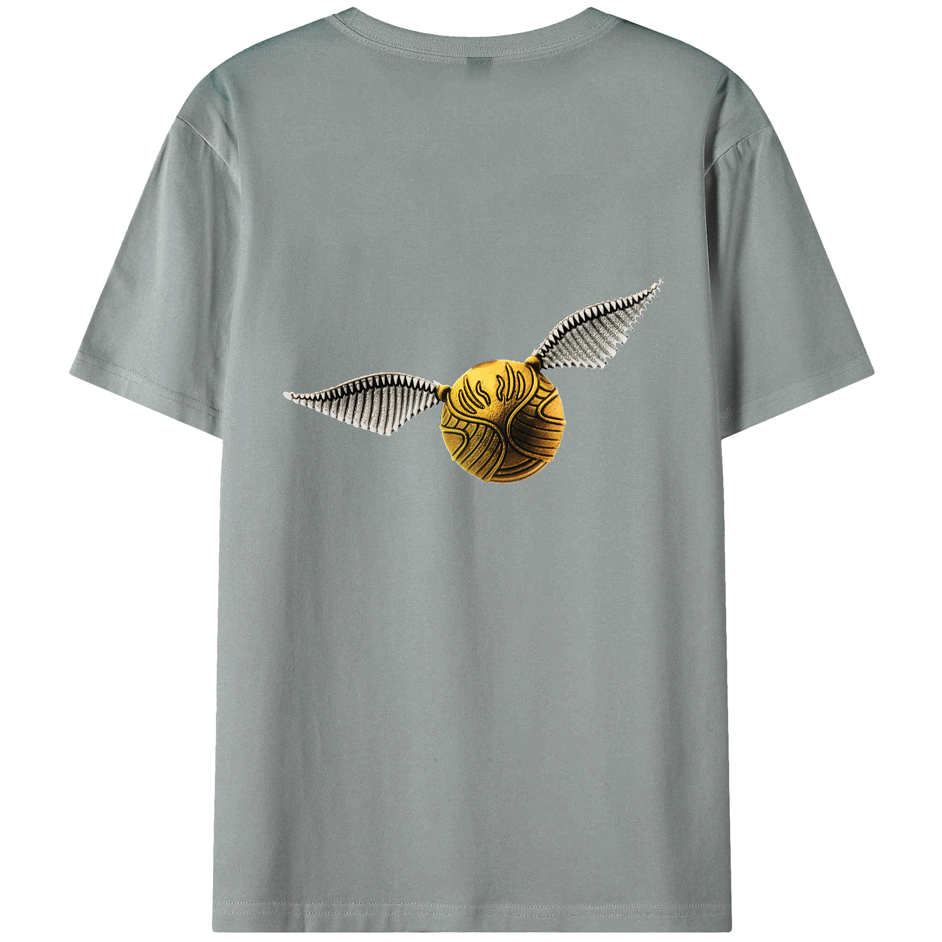 （画像用） Harry Potter ハリー・ポッターシリーズ 綿100％ メンズ半袖Tシャツ（バックプリント） 通気性